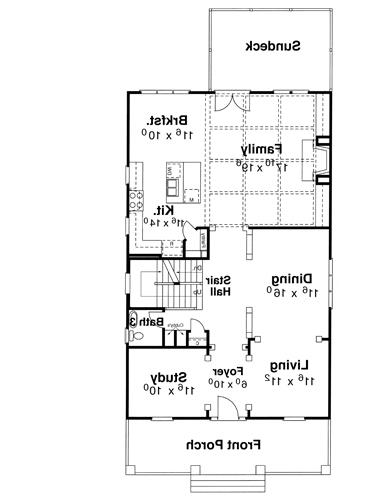 First Floor image of Kensington I - A House Plan